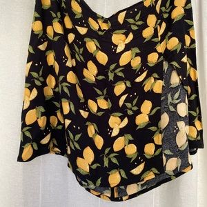 Reformation Lemon Margot Skirt